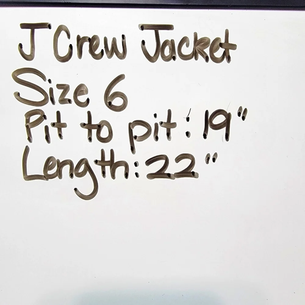 J. Crew Stylish Cream and Brown Women's Tailored Fit‎ Jacket SIZE 6. #744